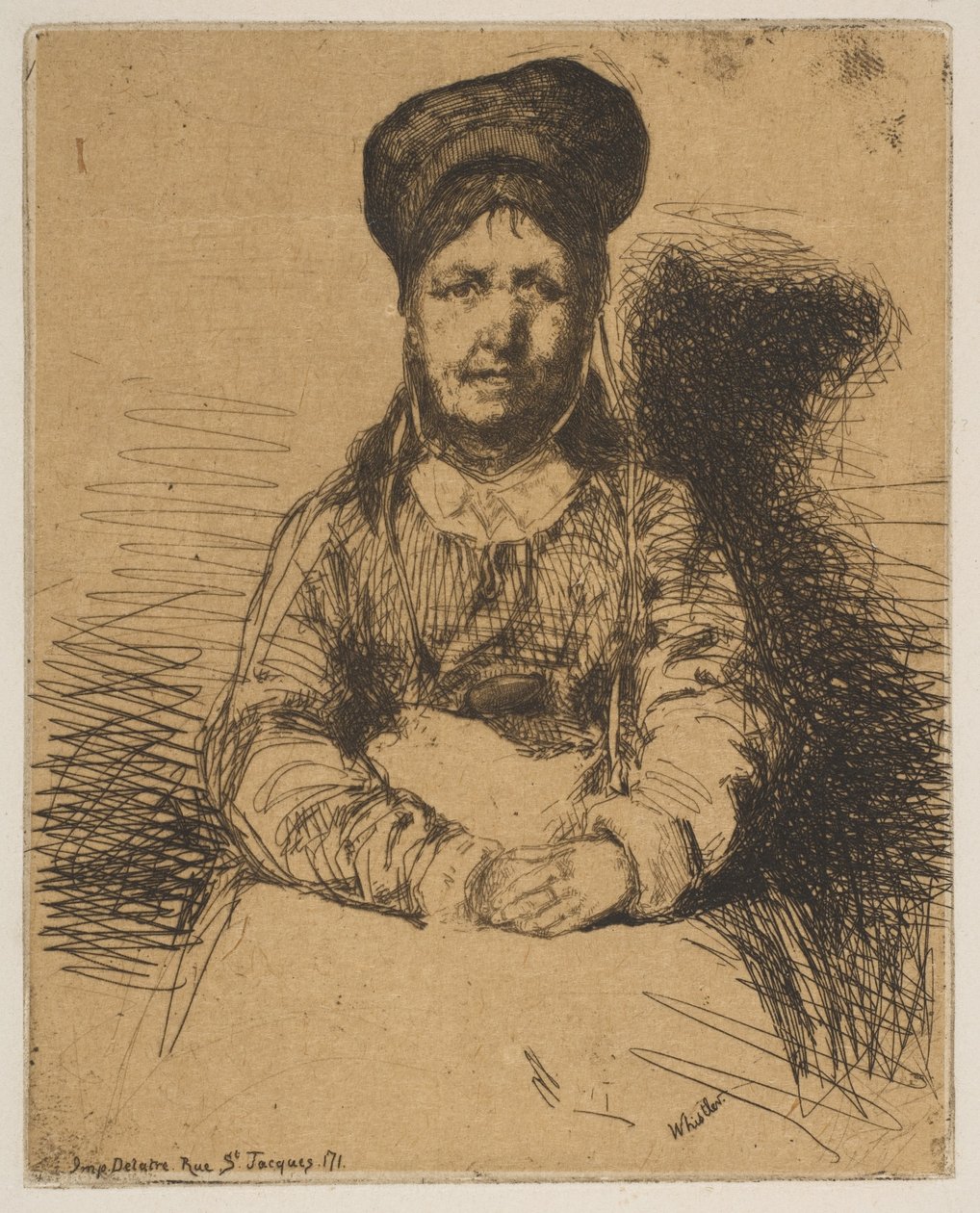 La Rétameuse, 1858. autorstwa James Abbott McNeill Whistler