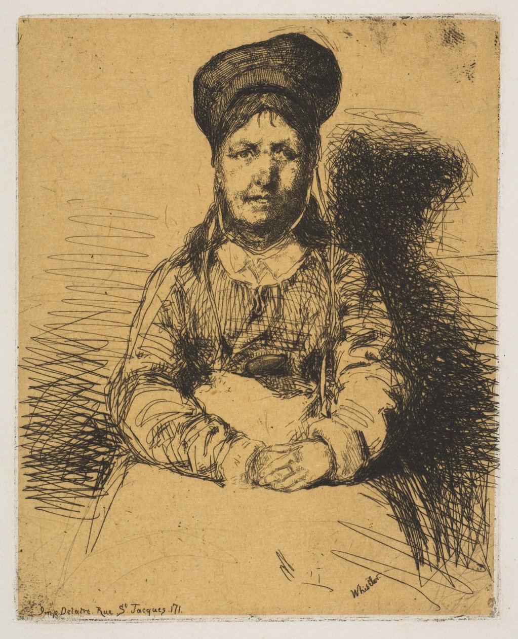 La Rétameuse, 1858. autorstwa James Abbott McNeill Whistler