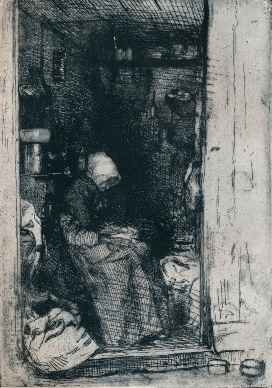 Stara kobieta w łachmanach, 1858 1903-1904 autorstwa James Abbott McNeill Whistler