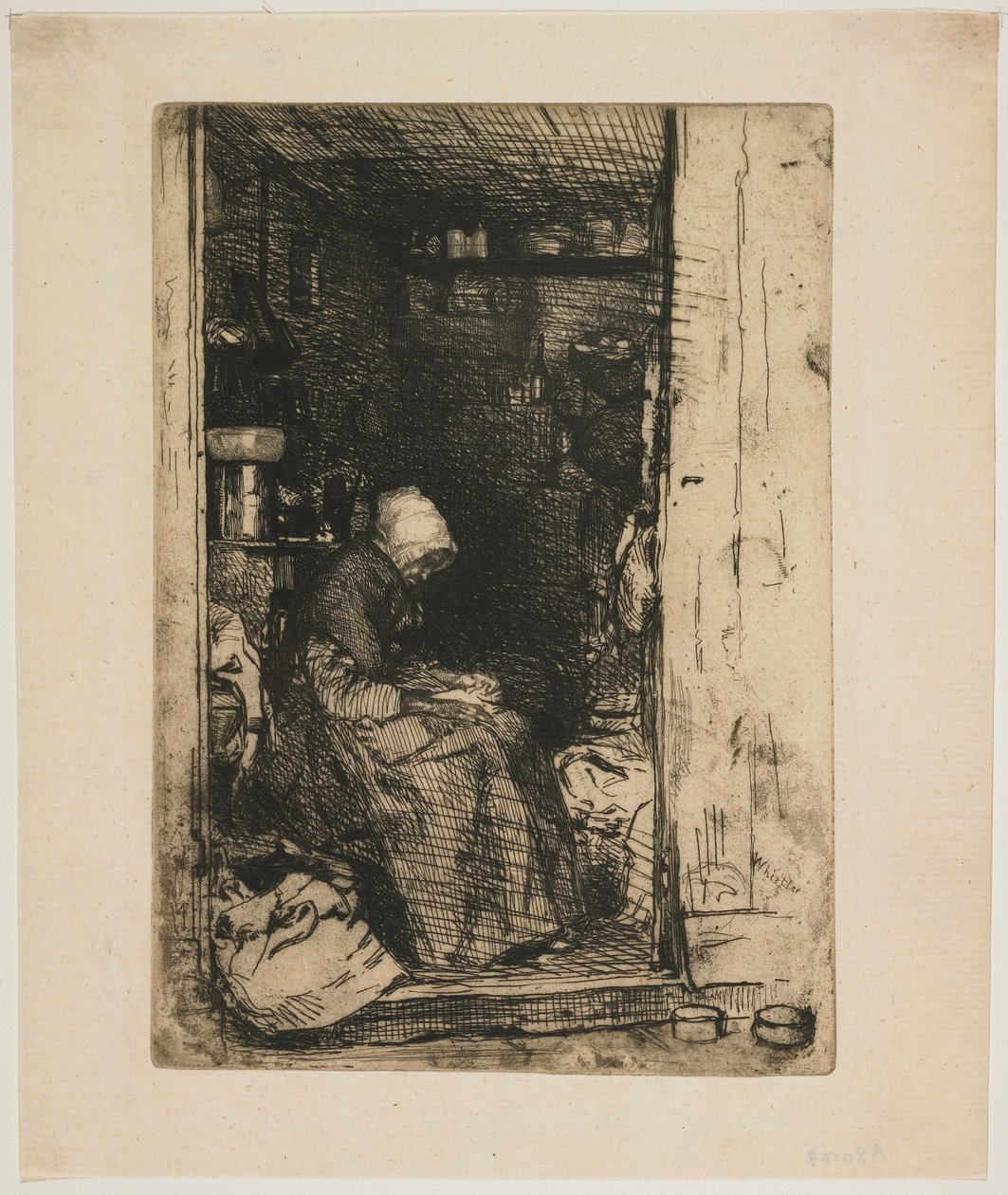 La Vielle aux Loques z Dwunastu akwafort z natury autorstwa James Abbott McNeill Whistler