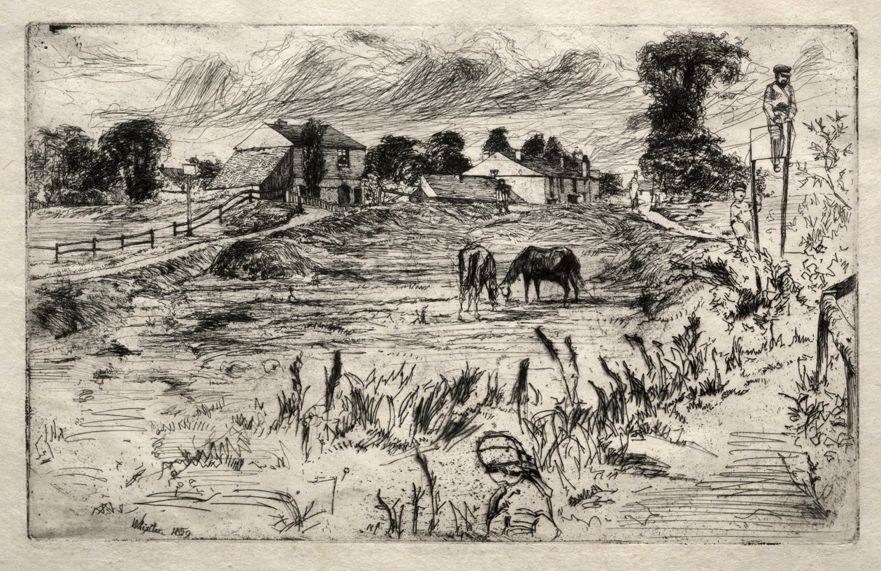 Krajobraz z koniem, 1859. autorstwa James Abbott McNeill Whistler