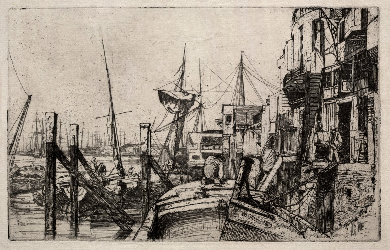 Wapiennik, 1859. autorstwa James Abbott McNeill Whistler