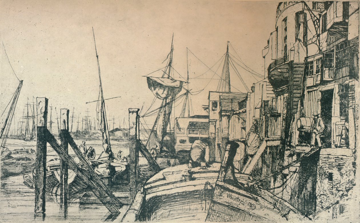 Lipa, 1859, 1904 autorstwa James Abbott McNeill Whistler
