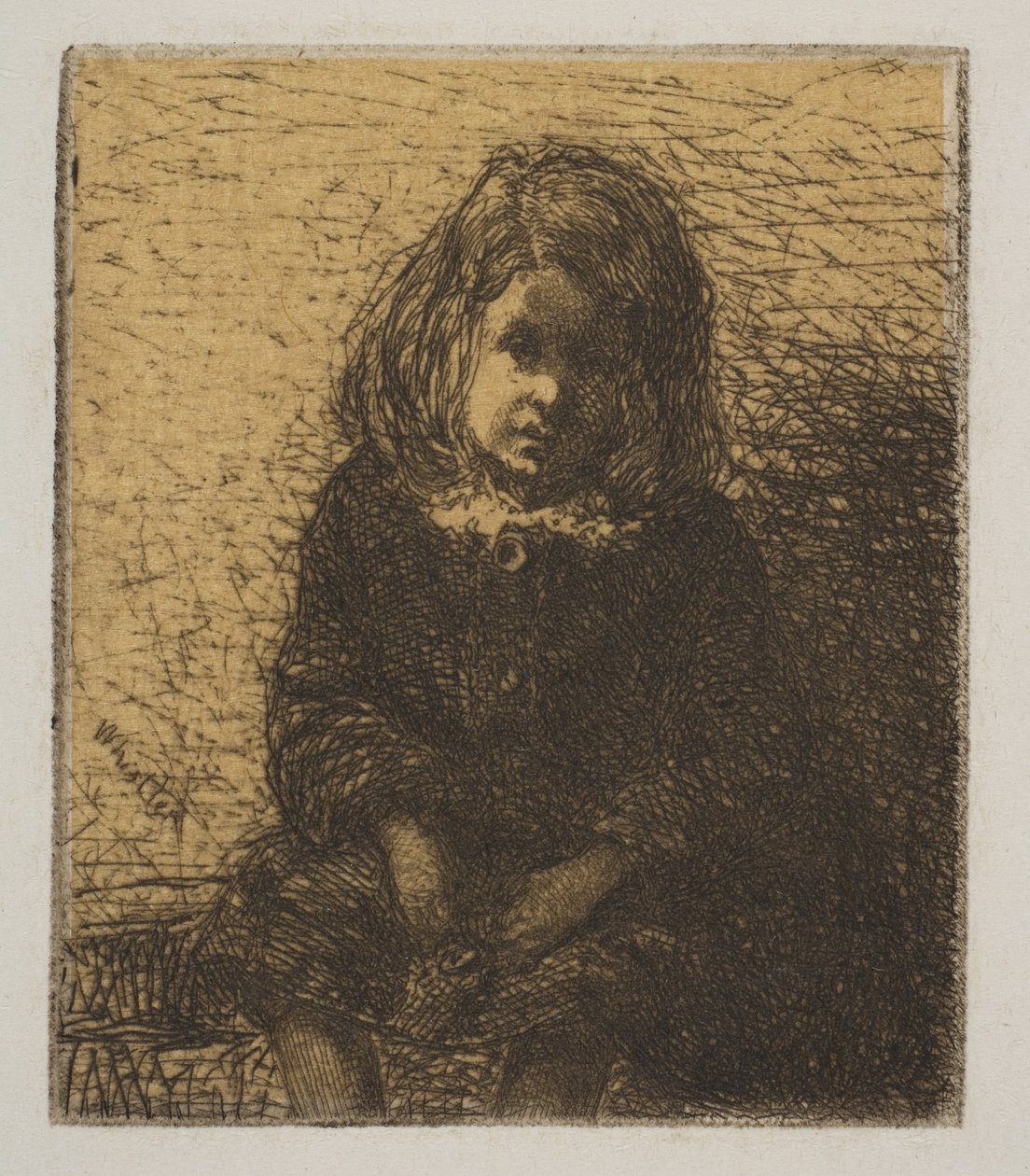 Mały Artur, 1857-58. autorstwa James Abbott McNeill Whistler