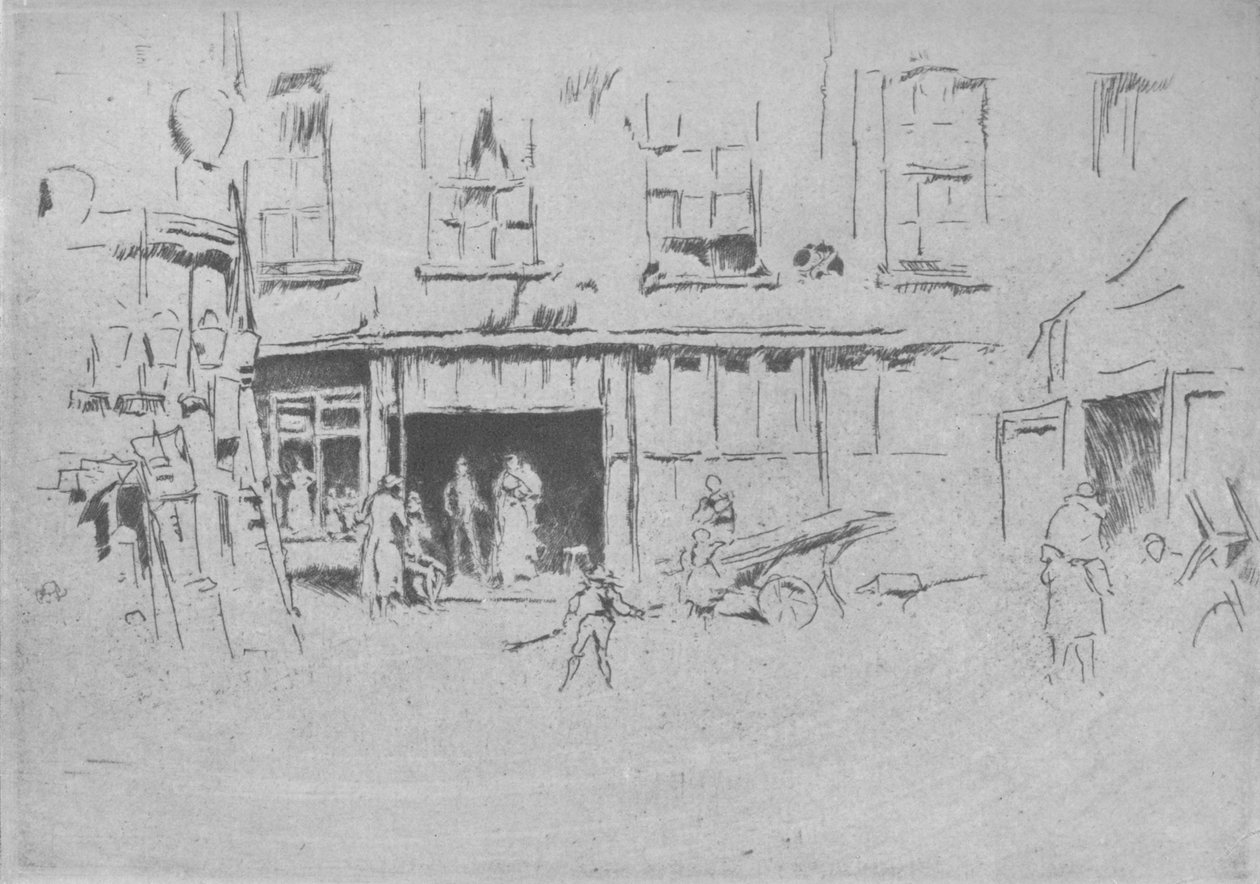 Mały Dwór, ok. 1881 r., 1904 r autorstwa James Abbott McNeill Whistler