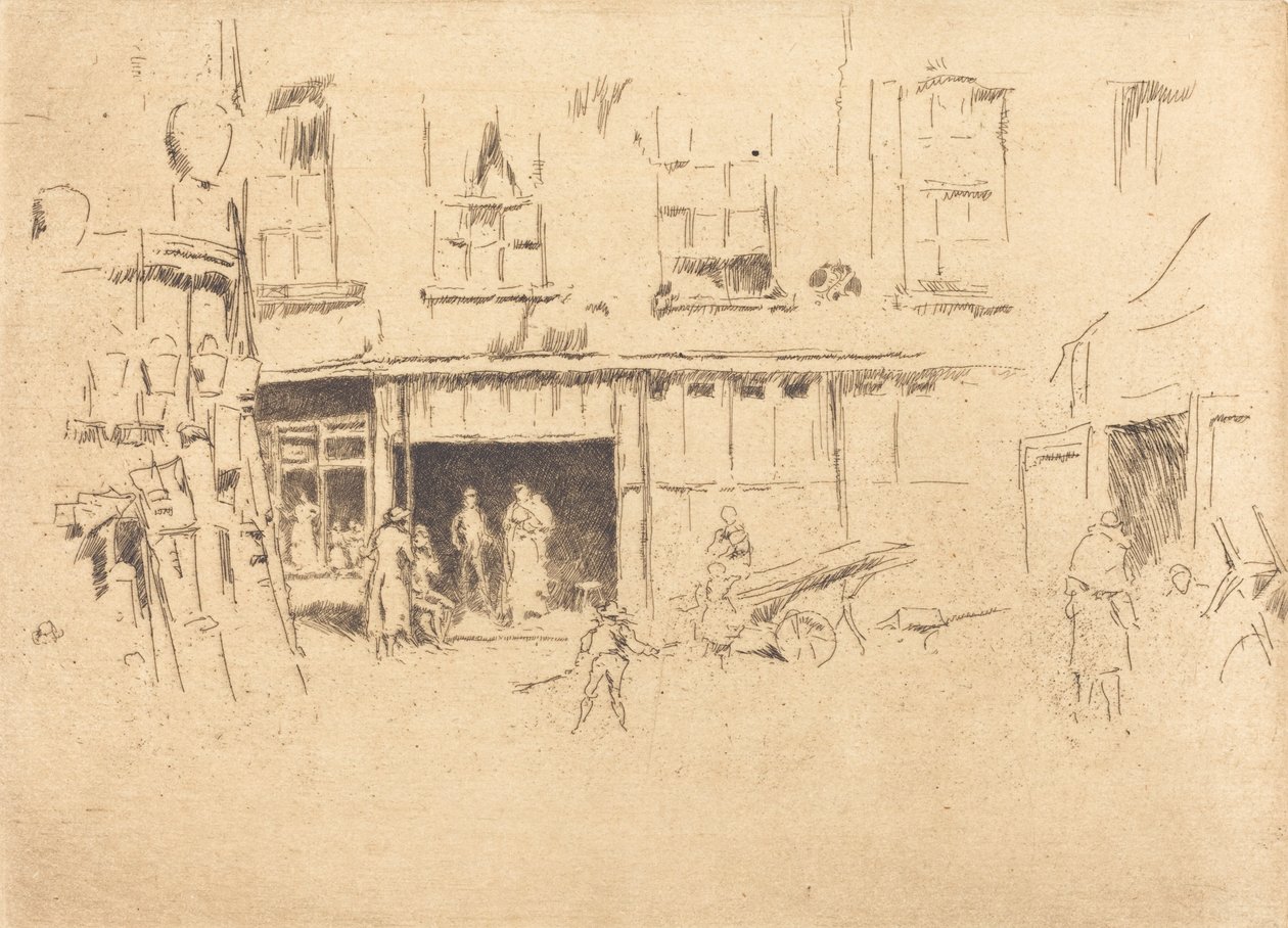 Mały Dwór, ok. godz. 18801881. autorstwa James Abbott McNeill Whistler