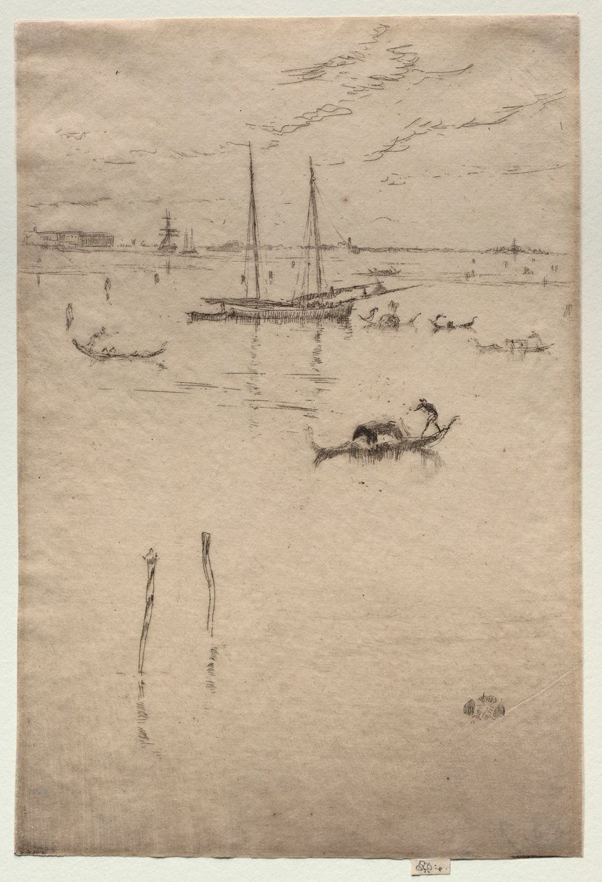 Mała Laguna. autorstwa James Abbott McNeill Whistler