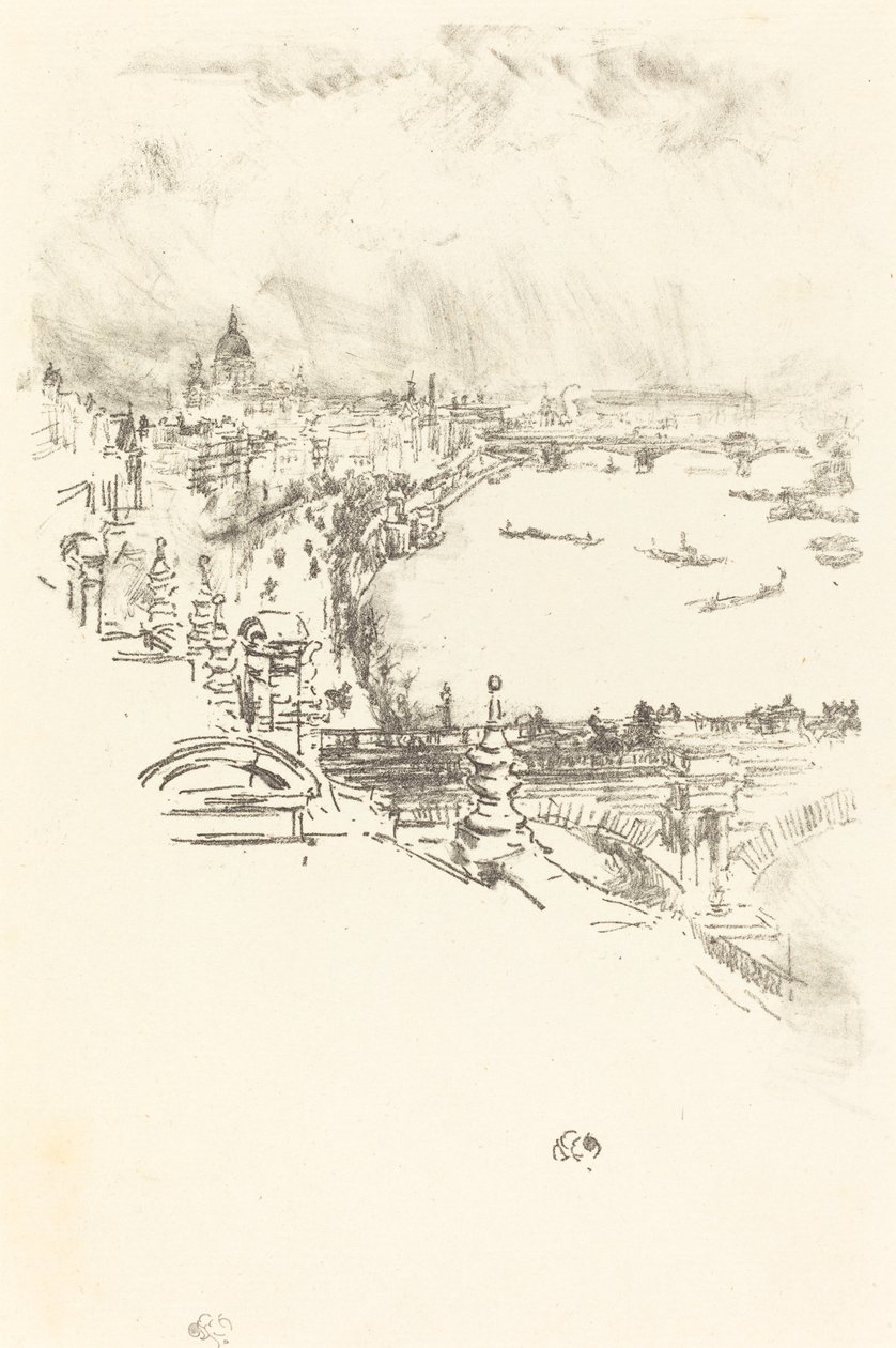 Mały Londyn, 1896. autorstwa James Abbott McNeill Whistler