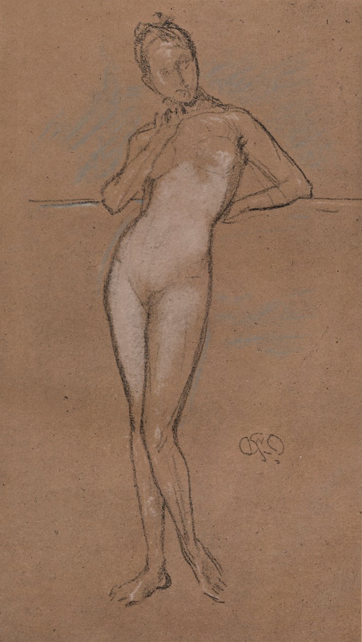 Akt, c1888 autorstwa James Abbott McNeill Whistler