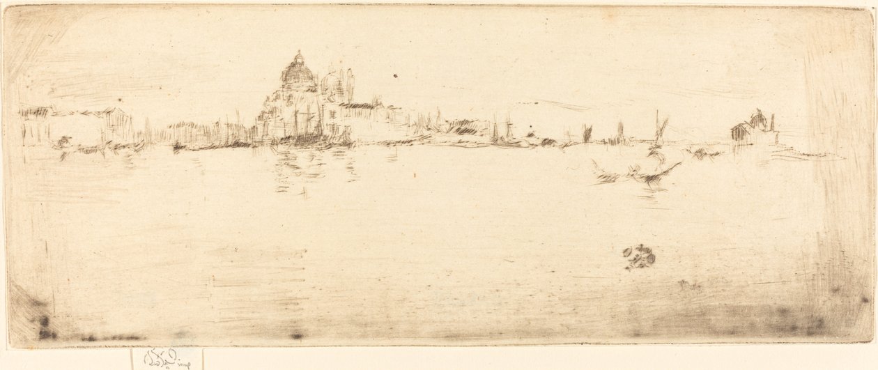 Mały pozdrowienie, 18791880. autorstwa James Abbott McNeill Whistler