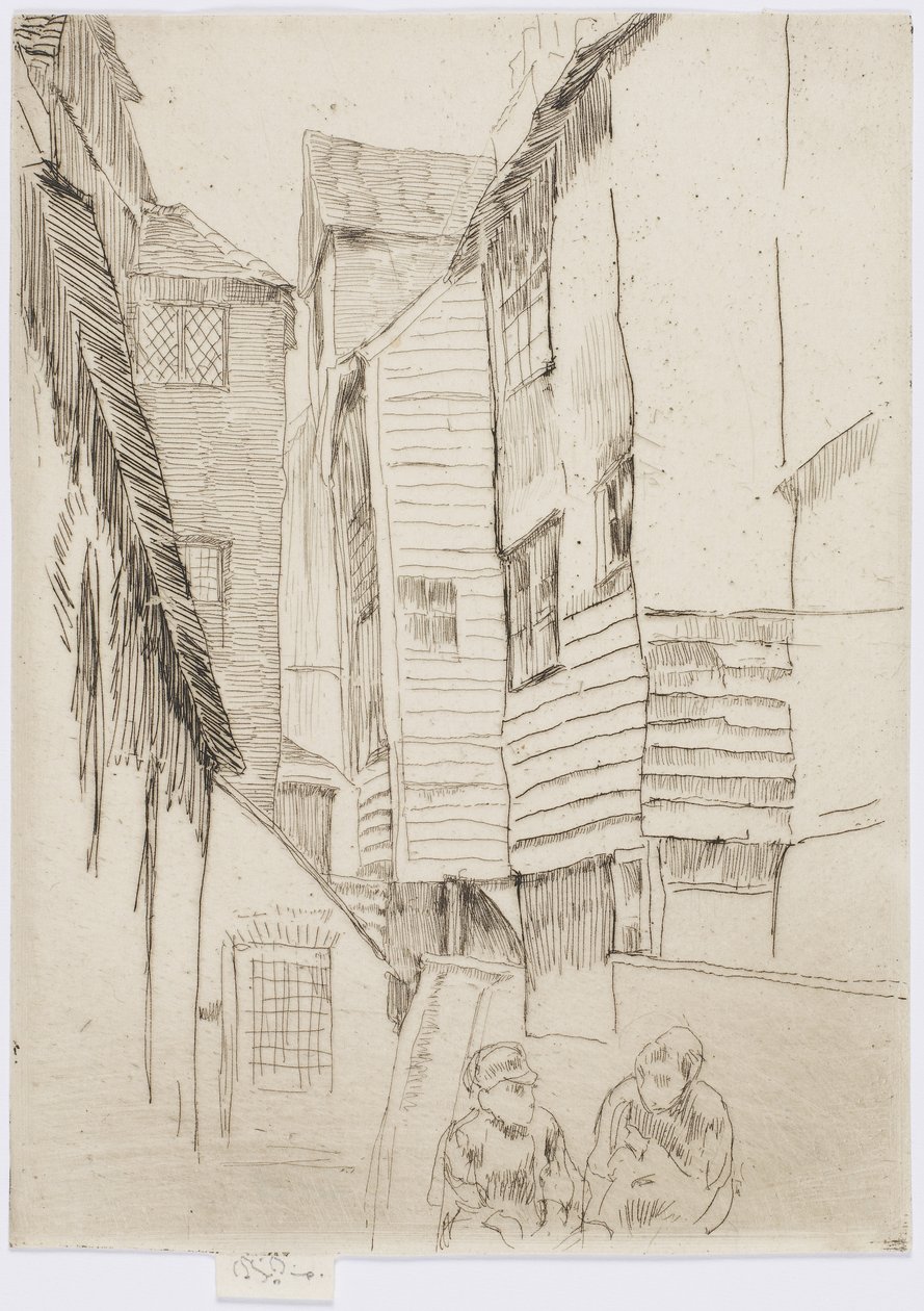 Little Smithfield, c.1877 (akwaforta na papierze) autorstwa James Abbott McNeill Whistler