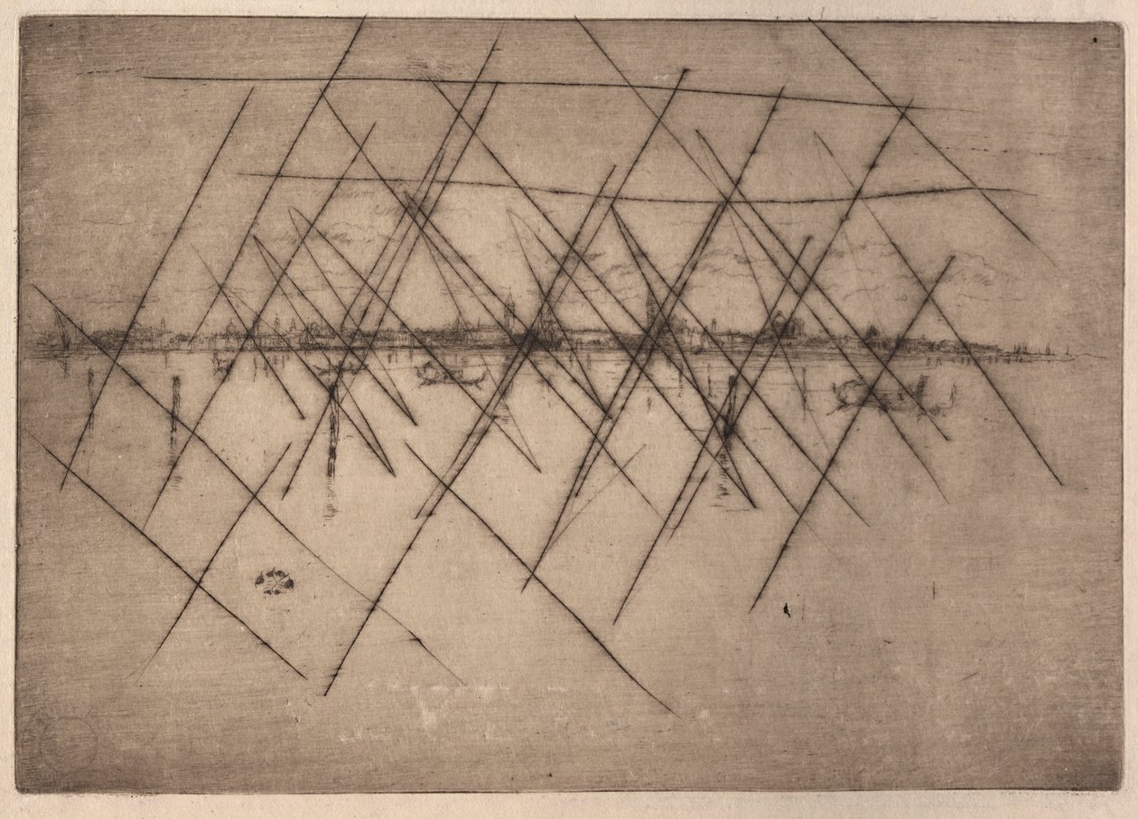 Mała Wenecja. autorstwa James Abbott McNeill Whistler