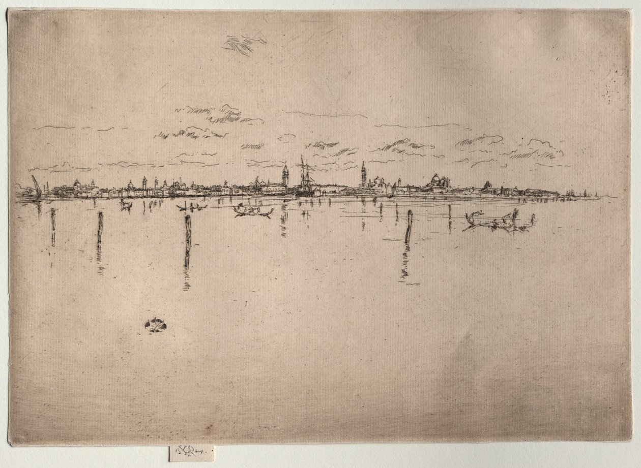 Mała Wenecja, 1880 r. autorstwa James Abbott McNeill Whistler