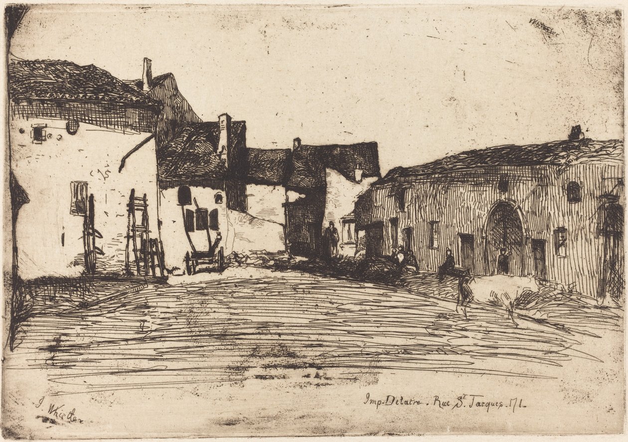 Liverdun, 1858. autorstwa James Abbott McNeill Whistler