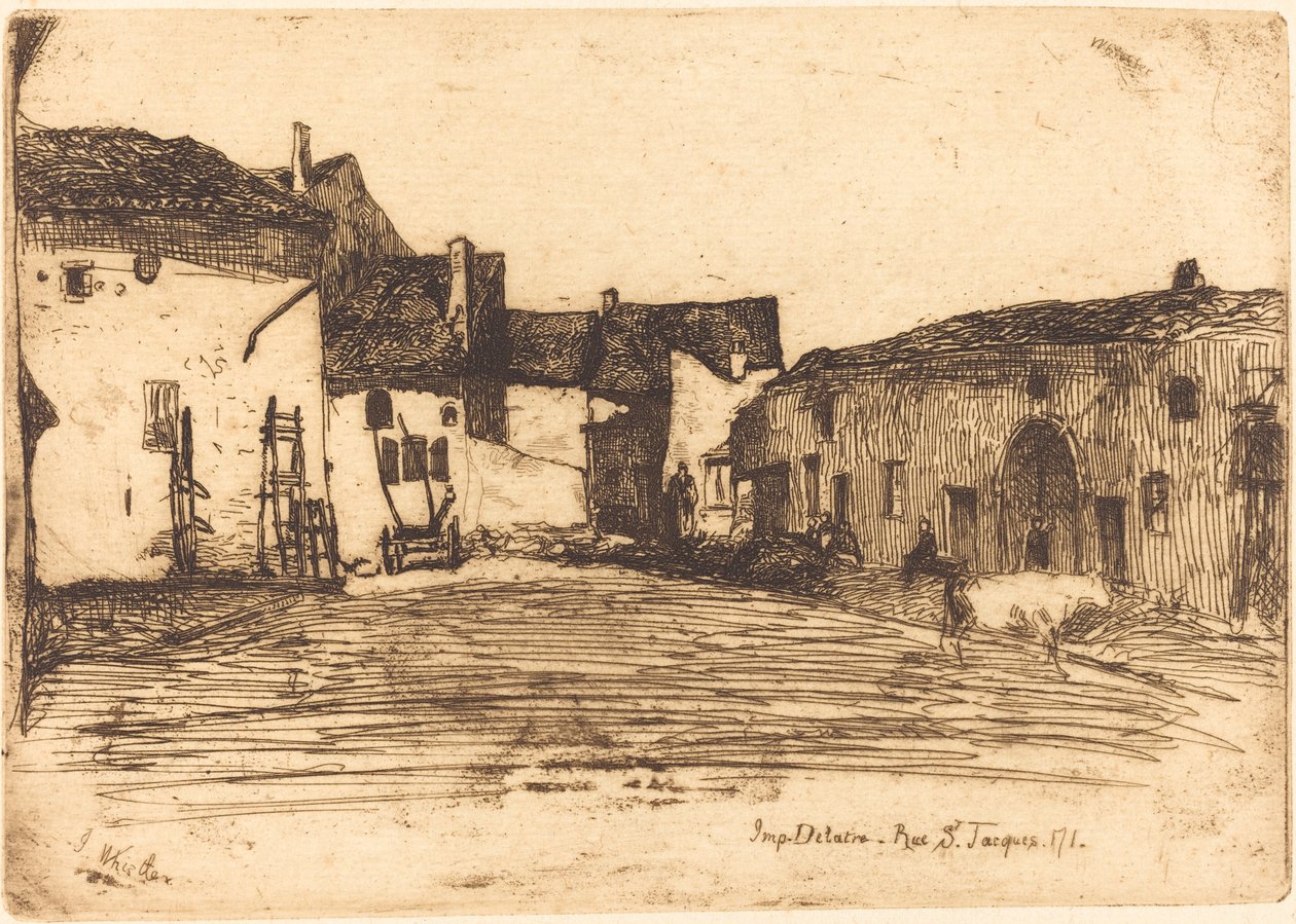 Liverdun, 1858. autorstwa James Abbott McNeill Whistler