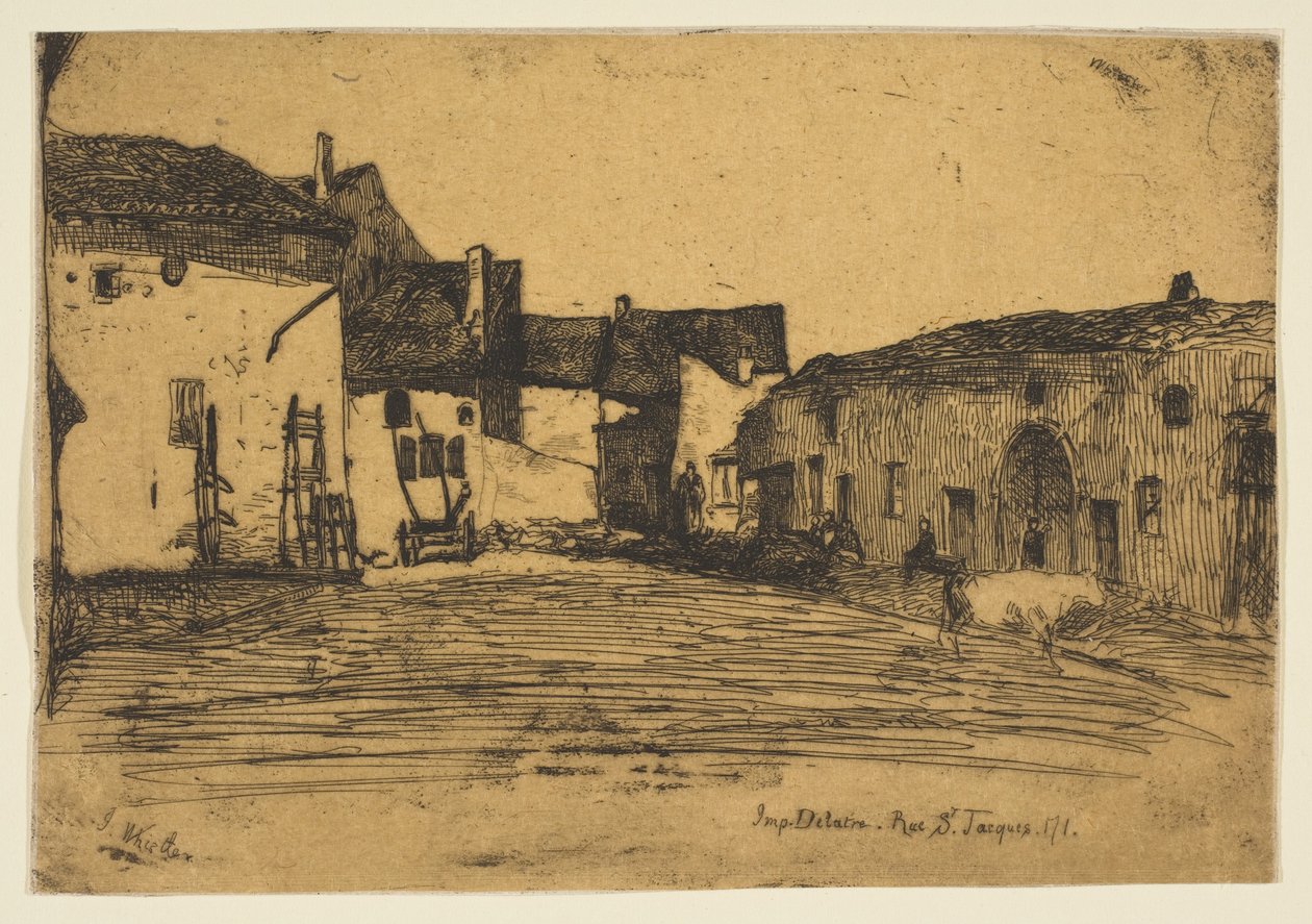 Liverdun, 1858. autorstwa James Abbott McNeill Whistler