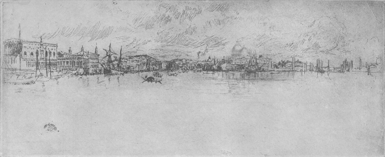Długa Wenecja, ok. 1880, 1904 r autorstwa James Abbott McNeill Whistler
