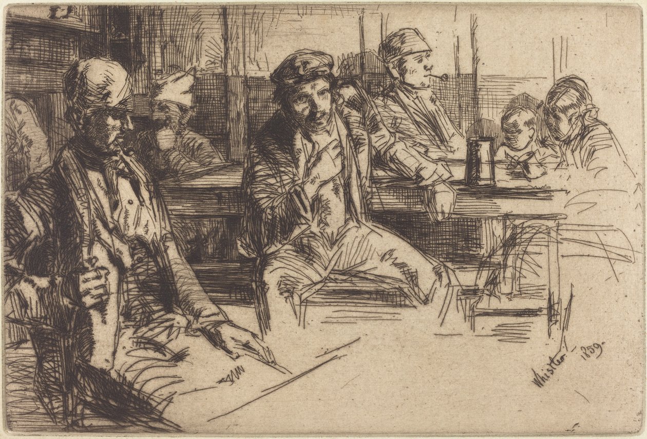 Dokerzy, 1859. autorstwa James Abbott McNeill Whistler