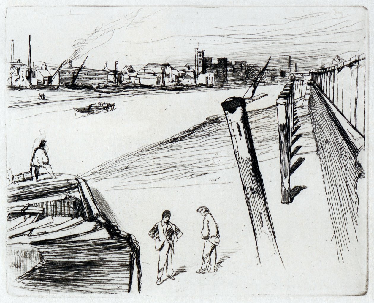 Millbank autorstwa James Abbott McNeill Whistler