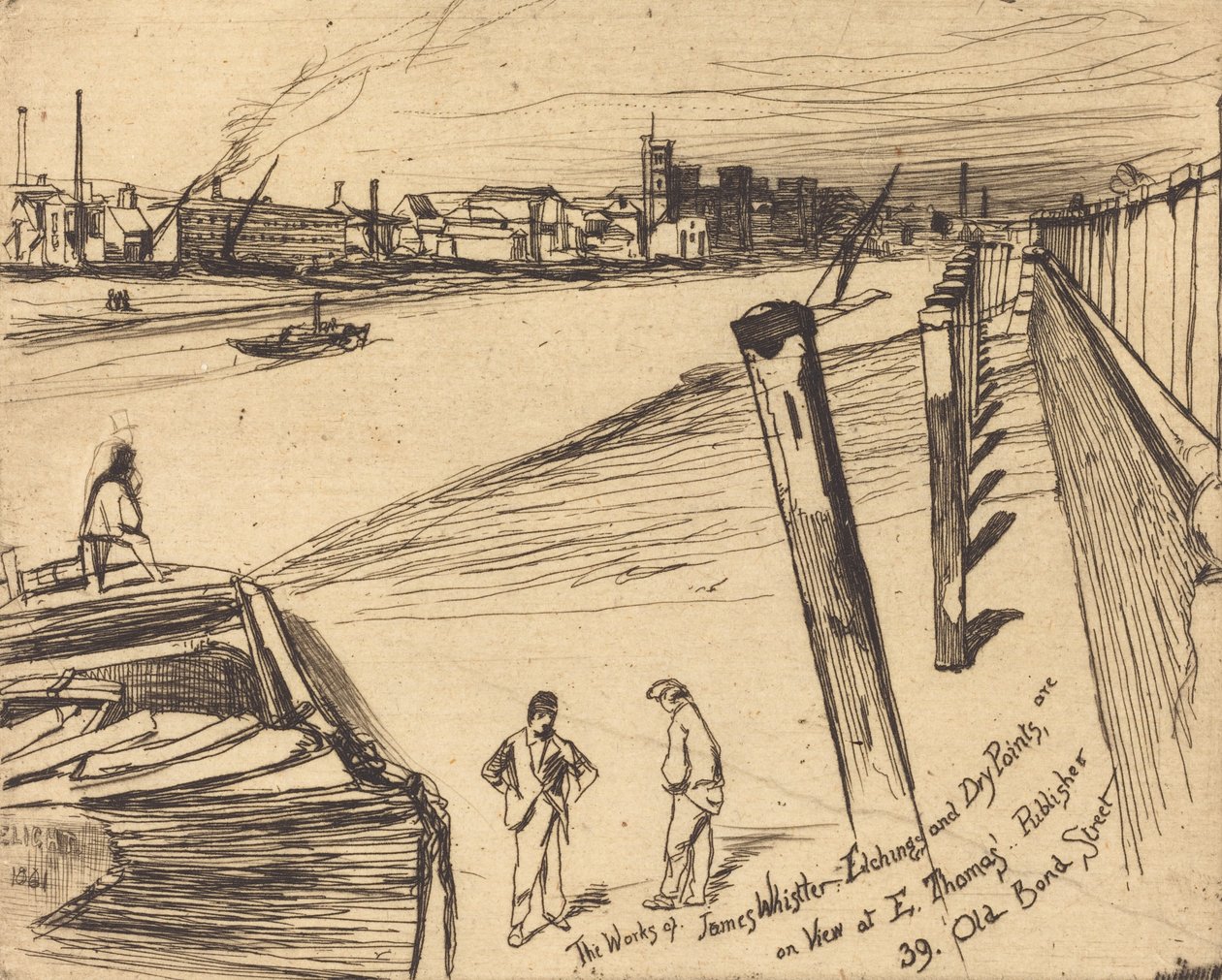 Millbank, 1861. autorstwa James Abbott McNeill Whistler