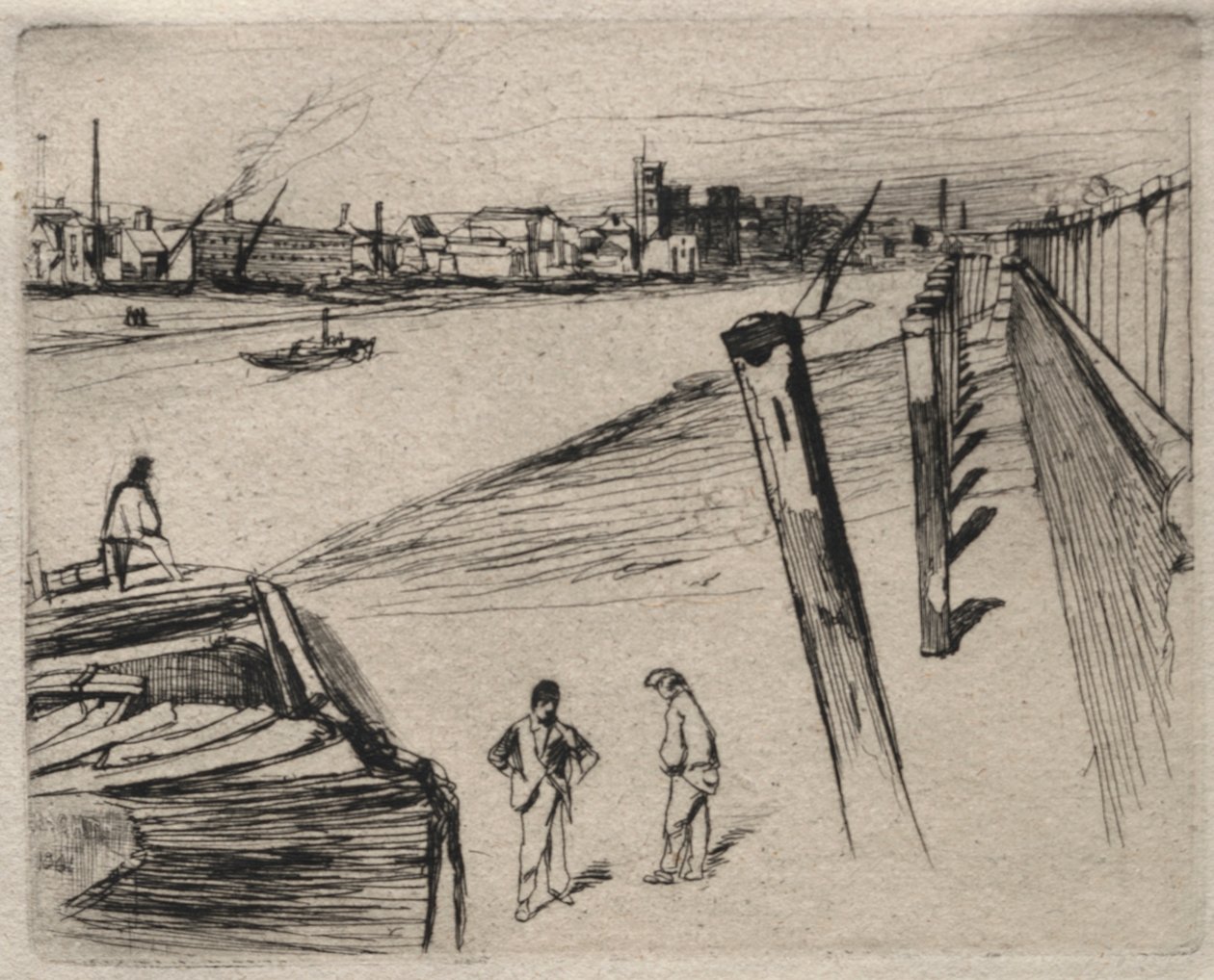 Millbank, 1861. autorstwa James Abbott McNeill Whistler