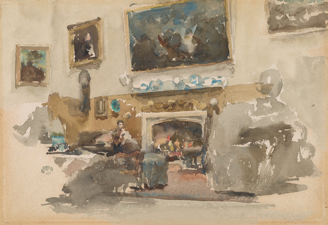 Moreby Hall, 1882-1884. autorstwa James Abbott McNeill Whistler