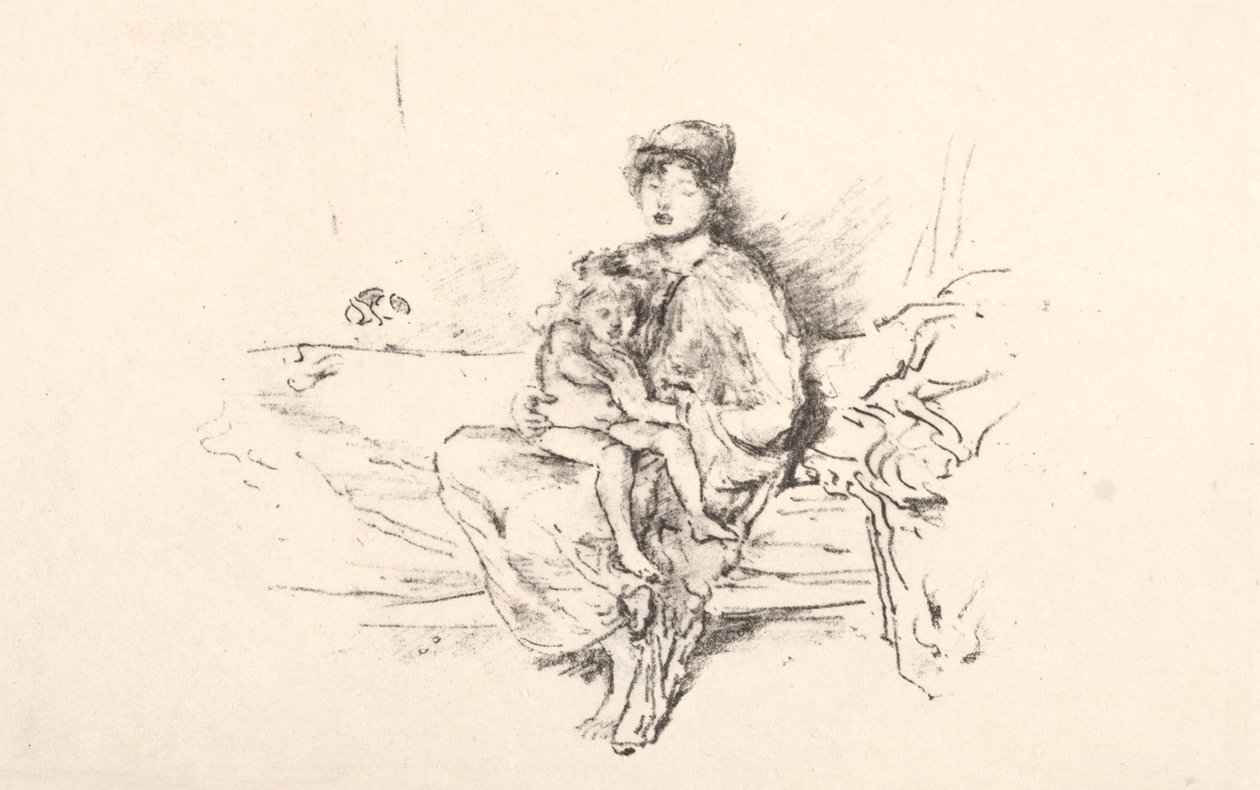 Matka i dziecko, nr 2, 1890. autorstwa James Abbott McNeill Whistler