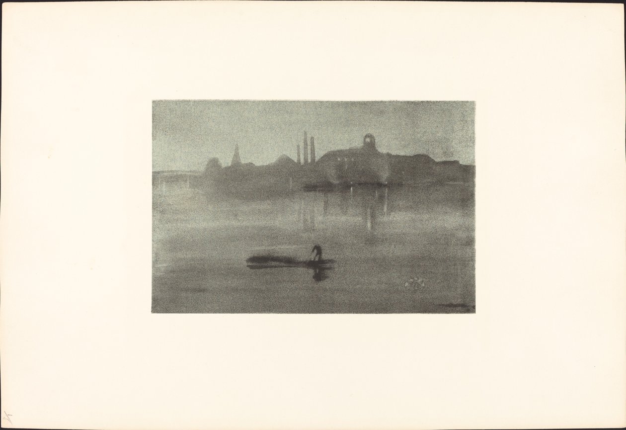 Nokturn, 18781887. autorstwa James Abbott McNeill Whistler