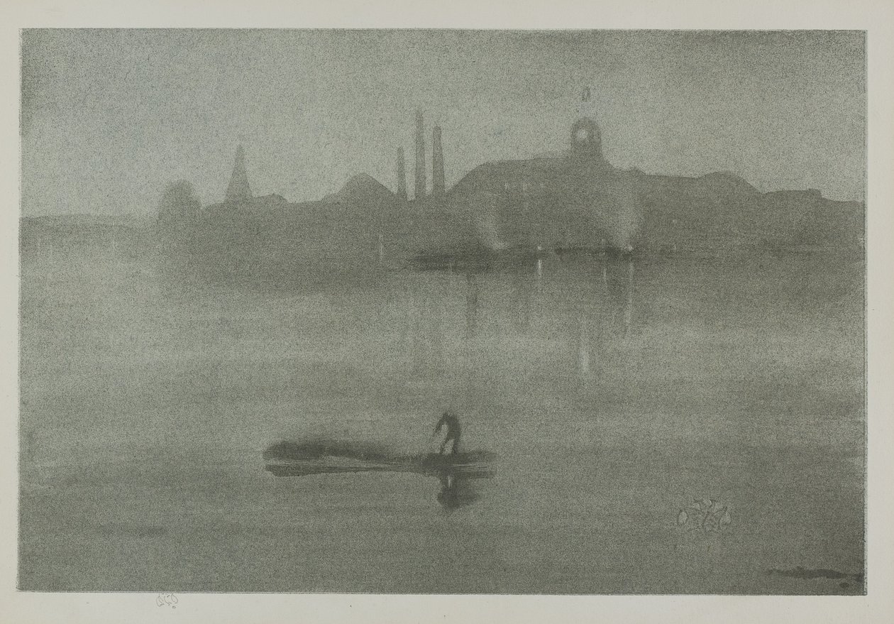 Nokturn, 1878, wydany 1887 autorstwa James Abbott McNeill Whistler
