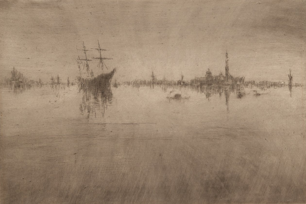 Nokturn, 1879-80 autorstwa James Abbott McNeill Whistler