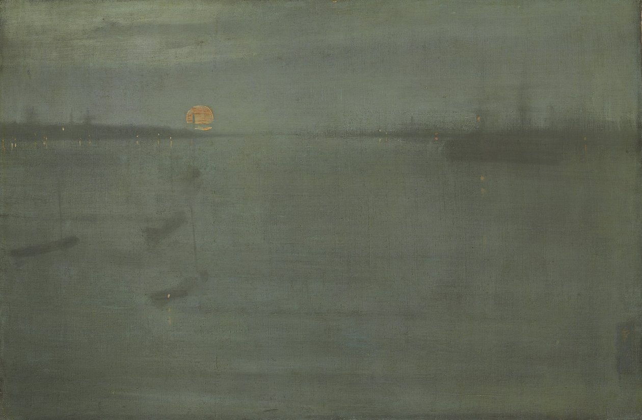 Nokturn: błękit i złoto, woda z Southampton autorstwa James Abbott McNeill Whistler
