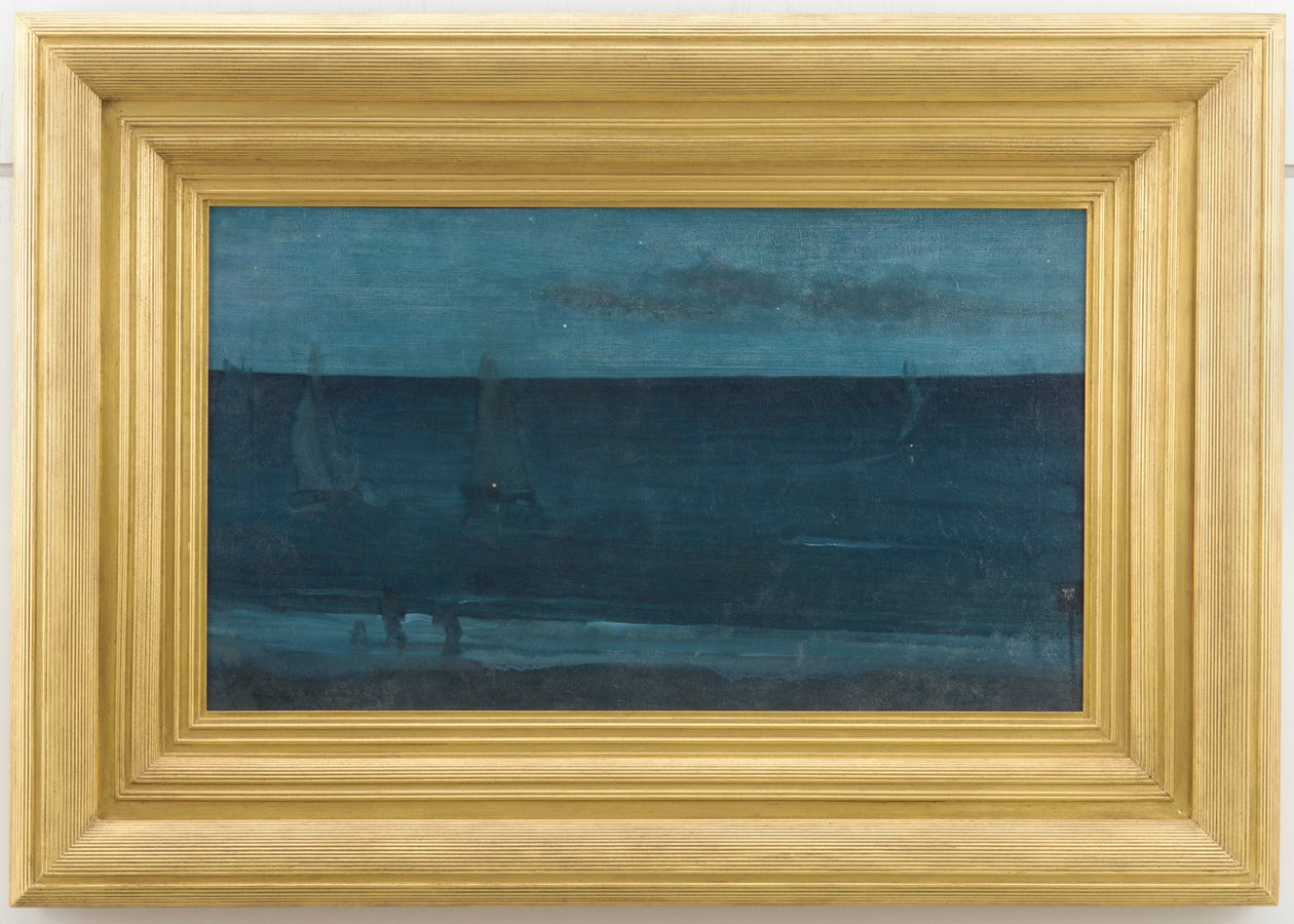 Nokturn: niebieski i srebrny — Bognor, 1871-1876. autorstwa James Abbott McNeill Whistler