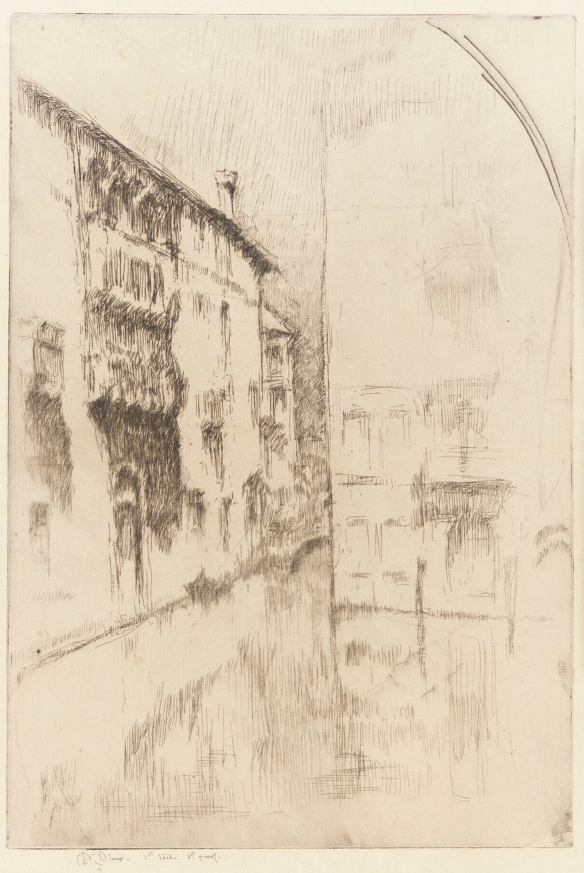 Nokturn: Pałace, 1879-1880. autorstwa James Abbott McNeill Whistler