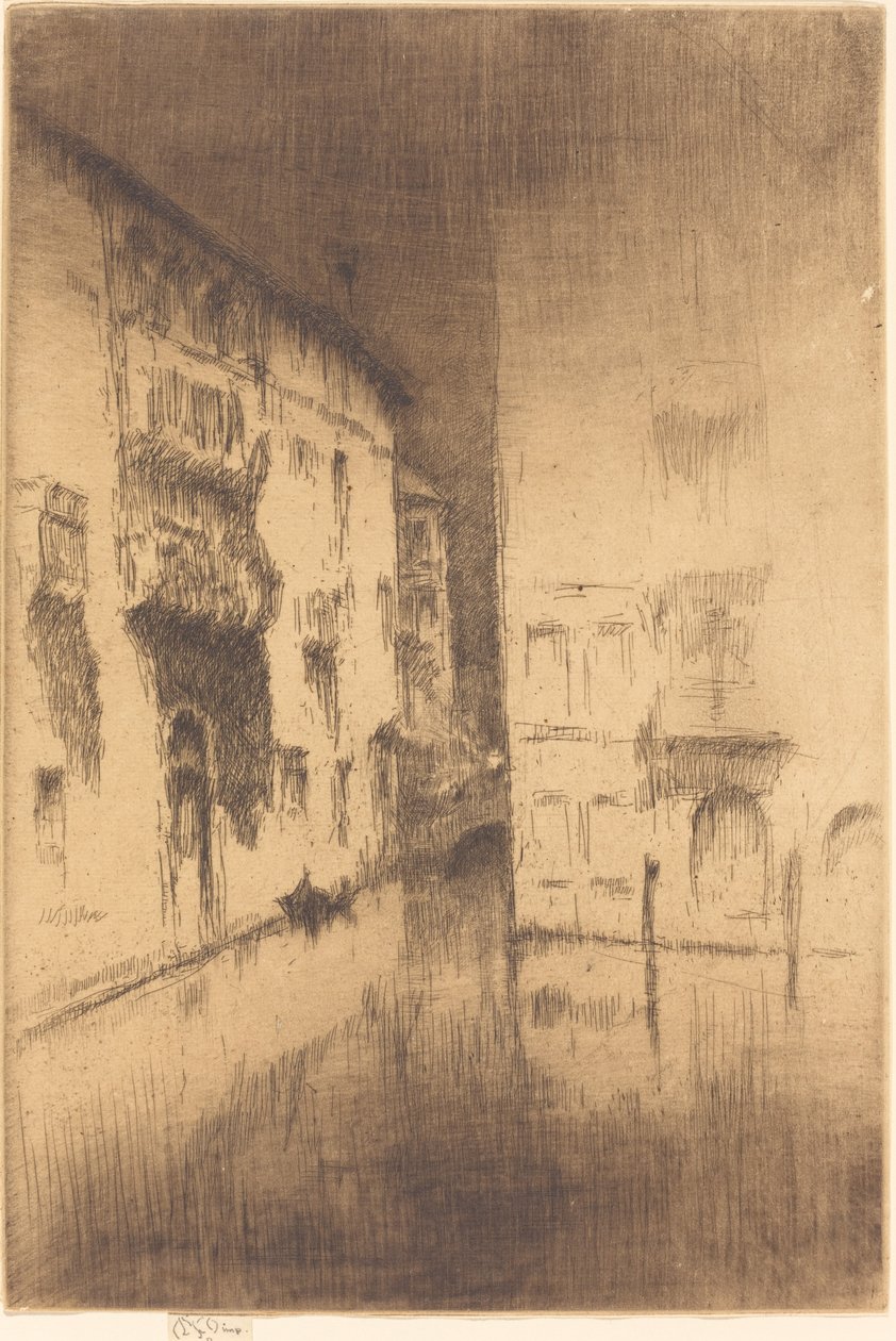 Nokturn: Pałace, 18791880. autorstwa James Abbott McNeill Whistler