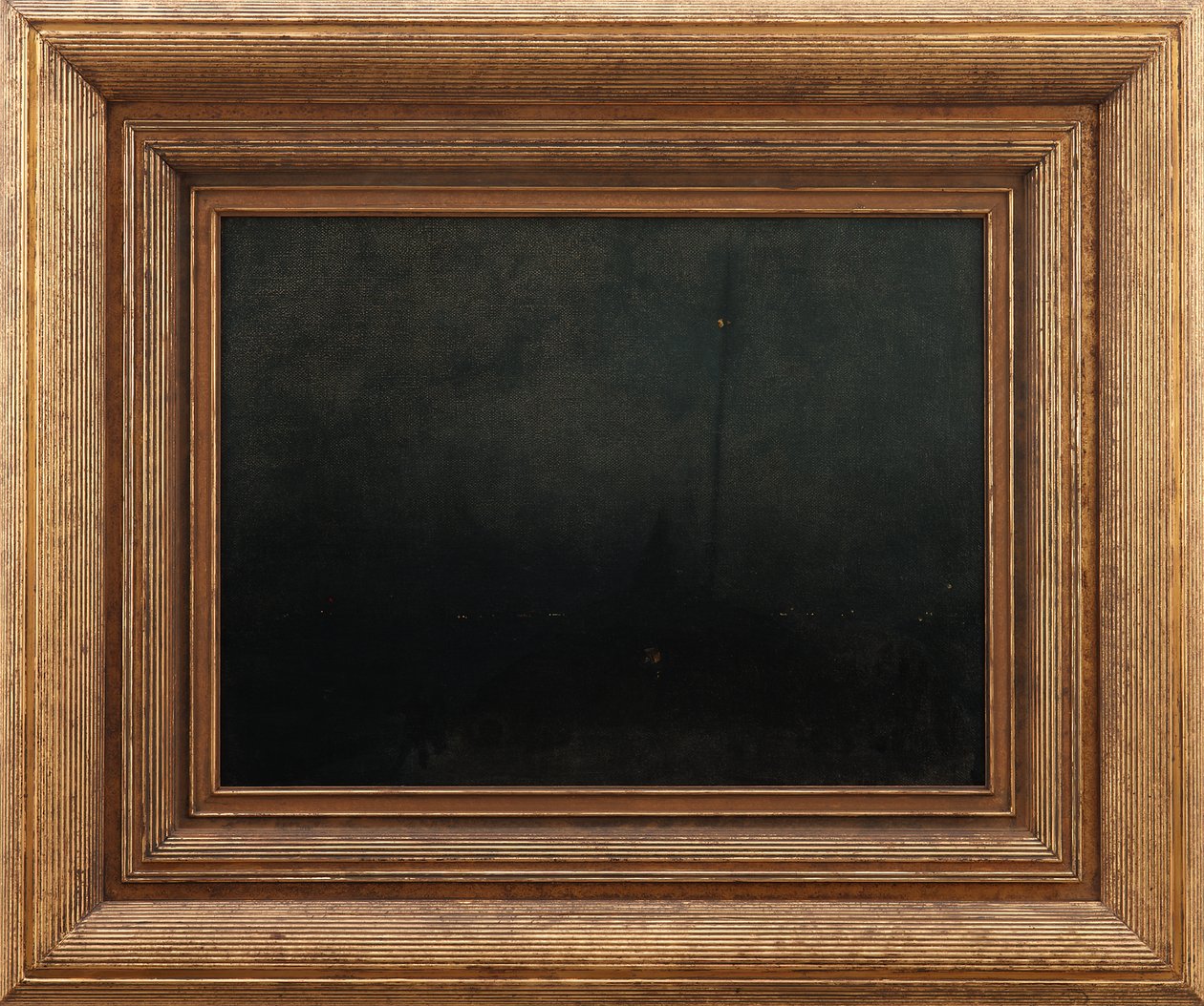 Nocturne w czerni i złocie: Wejście do Southampton Water, ok. 1875-76 autorstwa James Abbott McNeill Whistler