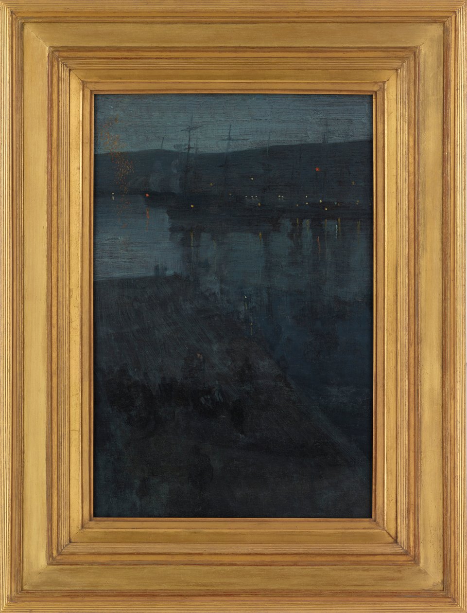 Nokturn w błękicie i złocie: Valparaiso, 1866-ca. 1874. autorstwa James Abbott McNeill Whistler