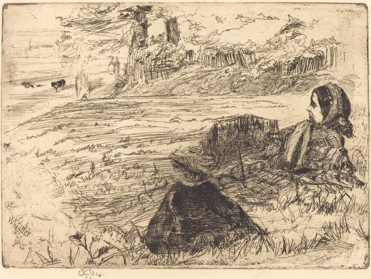 Pielęgniarka i dziecko, 1859. autorstwa James Abbott McNeill Whistler