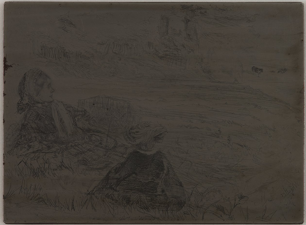 Pielęgniarka i dziecko, 1859. autorstwa James Abbott McNeill Whistler