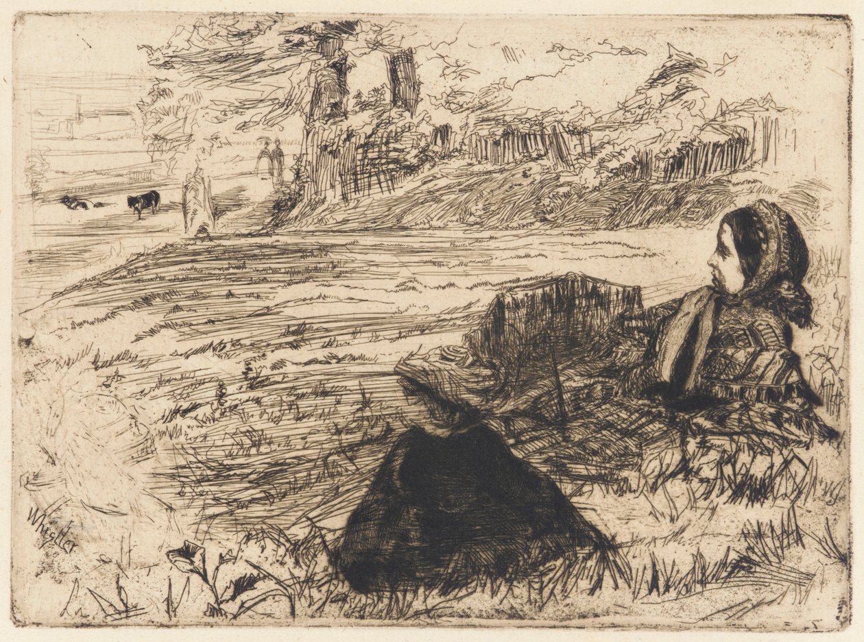 Pielęgniarka i dziecko, 1859. autorstwa James Abbott McNeill Whistler
