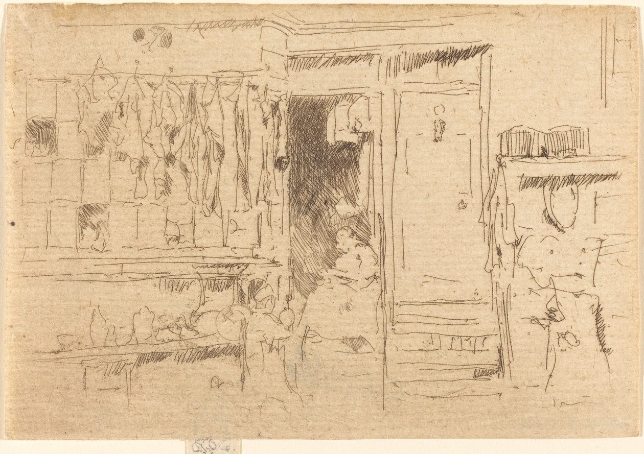 Sklep ze starociami, nr I, ok. 1930 r. 18841886. autorstwa James Abbott McNeill Whistler