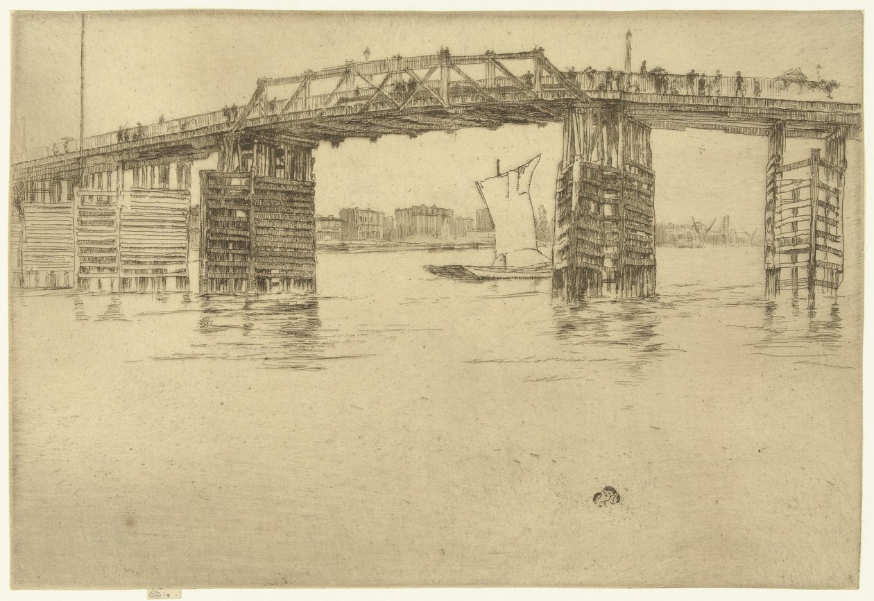Stary most Battersea autorstwa James Abbott McNeill Whistler