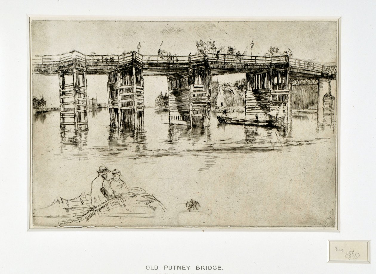 Stary most Putney autorstwa James Abbott McNeill Whistler