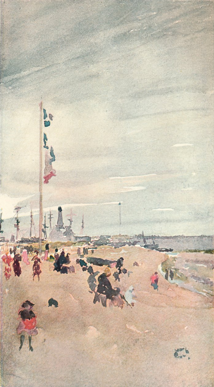Nad brzegiem morza, ok. 1883 r. 1903-1904 autorstwa James Abbott McNeill Whistler