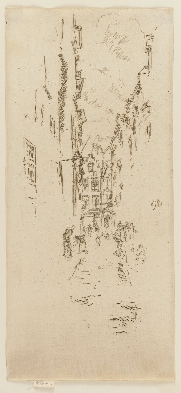Ulica Małych Rzeźników, 1887. autorstwa James Abbott McNeill Whistler