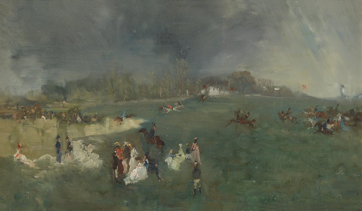 Wyścigi konne autorstwa James Abbott McNeill Whistler