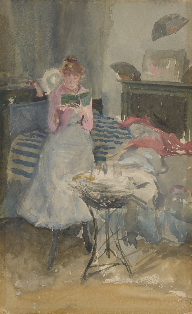 Różowa notatka - Powieść, 1883-1884. autorstwa James Abbott McNeill Whistler
