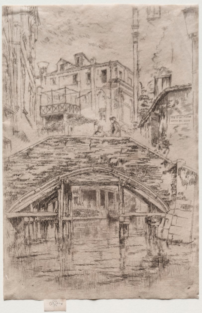 Most Piovan, 1886. autorstwa James Abbott McNeill Whistler