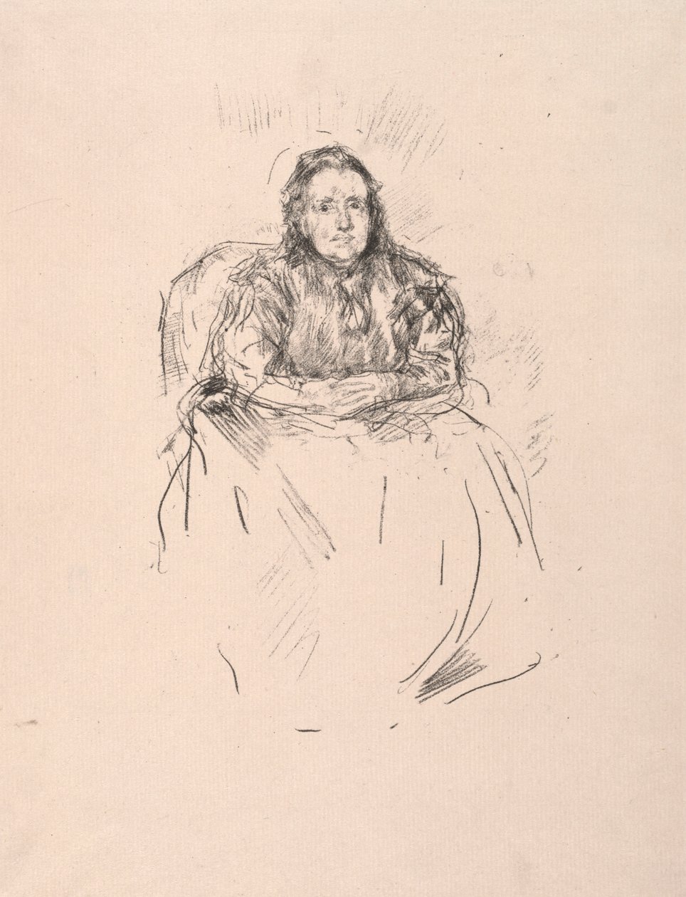 Studium portretowe - pani Phillip, 1896. autorstwa James Abbott McNeill Whistler