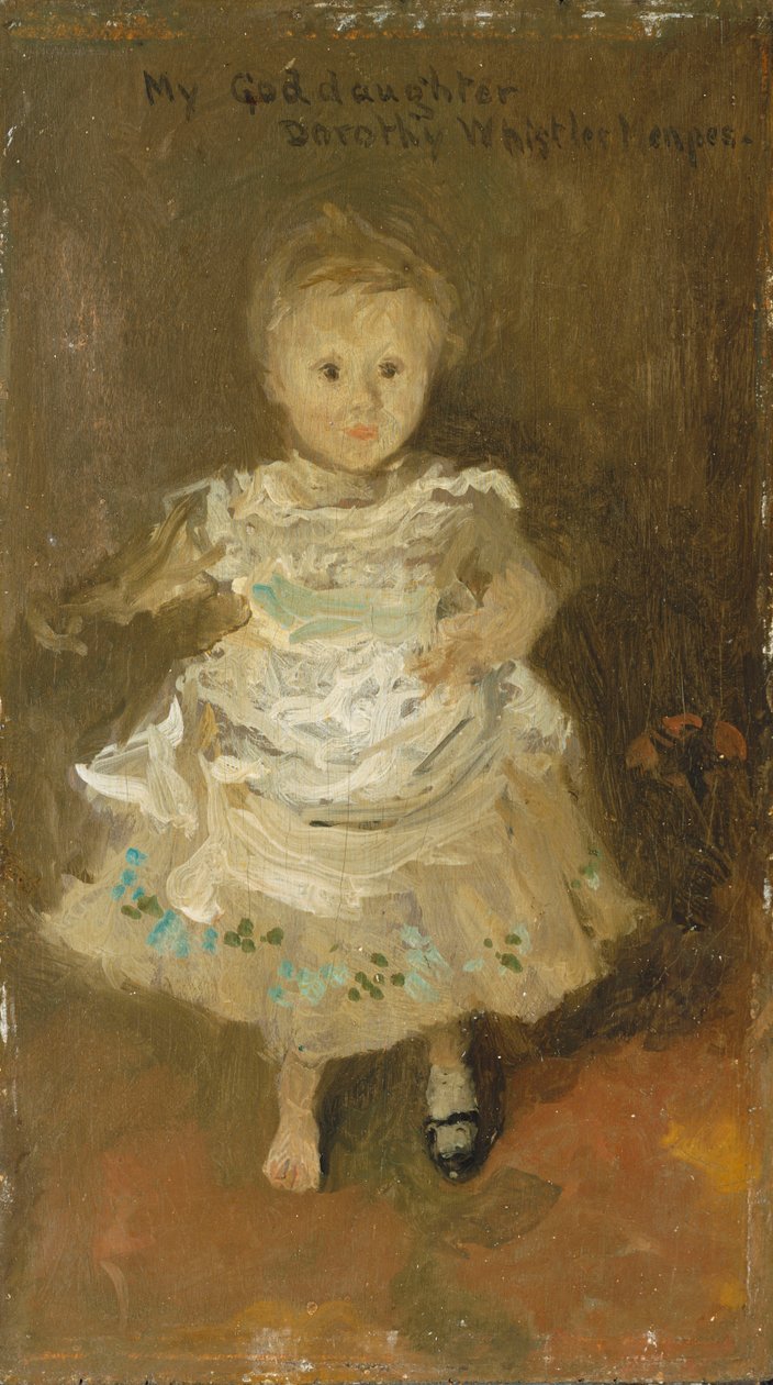 Portret Dorothy Whistler Menpes autorstwa James Abbott McNeill Whistler
