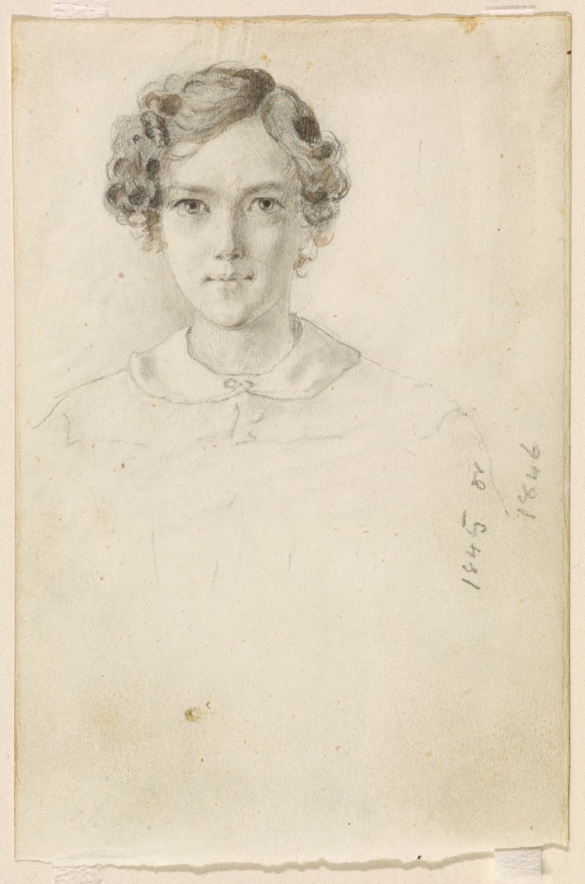 Portret Whistlera, 1845 lub 1846. autorstwa James Abbott McNeill Whistler